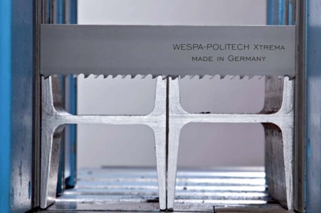 Биметаллическая ленточная пила WESPA-POLITECH Xtrema для резки труб
